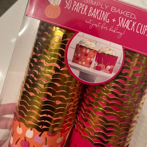 Baking & Snack Cups - 50 Paper‎ Cups for Cupcakes or Snacks  -New - Picture 4 of 10